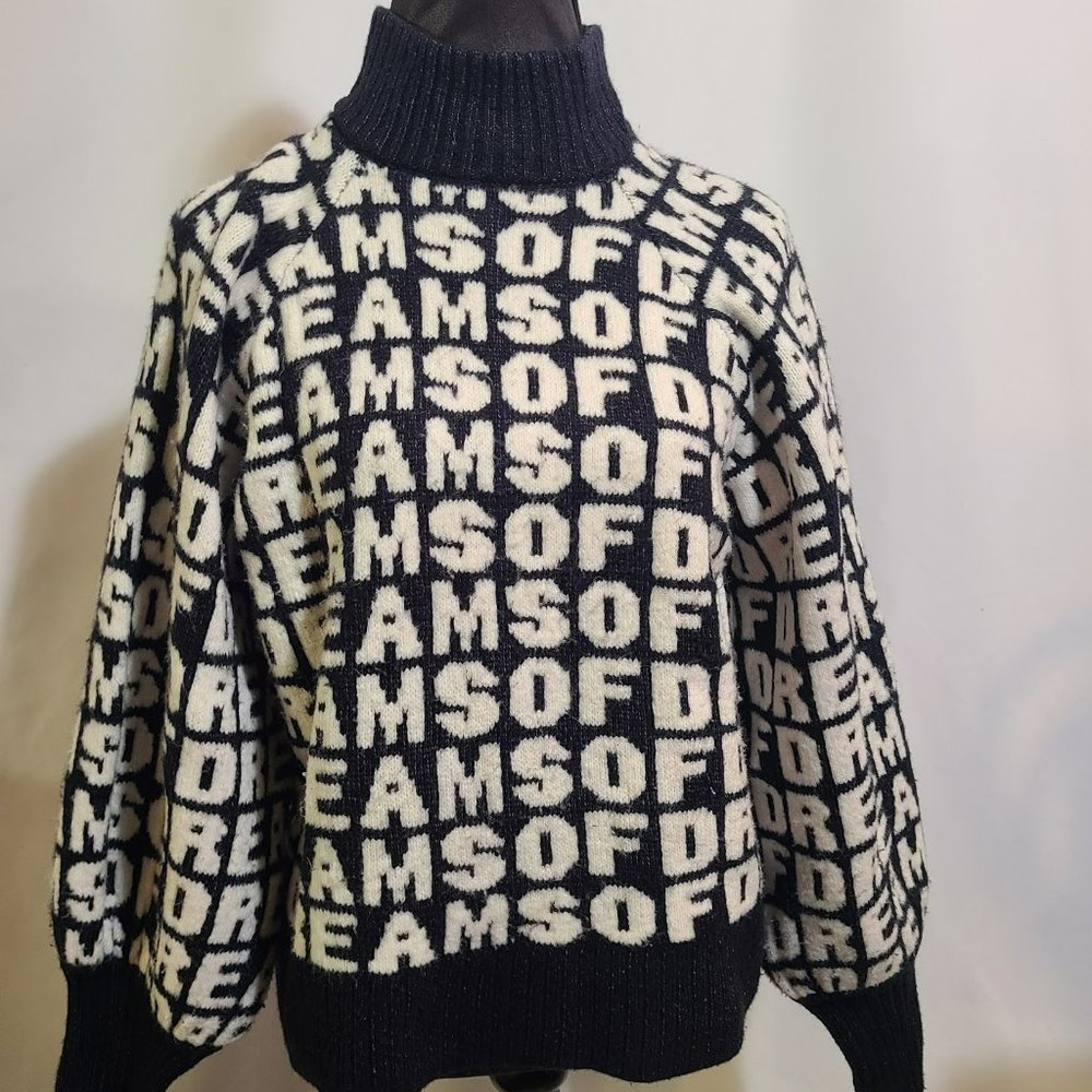 Jacquard-knit Sweater